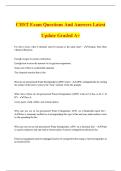 CHST Exam Questions And Answers Latest Update Graded A&plus;