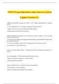 CHST Exam Questions And Answers Latest Update Graded A&plus;