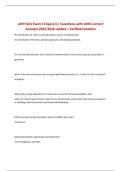ANTH161 Exam 2 Chap 4-5 &vert; Questions with 100&percnt; Correct Answers 2025&sol;2026 Update &vert; Verified Solutions
