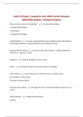 Anth 270 Exam &vert; Questions with 100&percnt; Correct Answers 2025&sol;2026 Update &vert; Verified Solutions