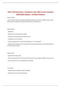 ANTH 270 Final Exam &vert; Questions with 100&percnt; Correct Answers 2025&sol;2026 Update &vert; Verified Solutions