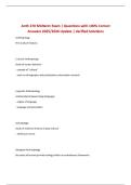 Anth 270 Midterm Exam &vert; Questions with 100&percnt; Correct Answers 2025&sol;2026 Update &vert; Verified Solutions