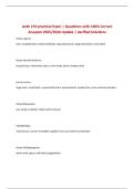 Anth 270 practical Exam &vert; Questions with 100&percnt; Correct Answers 2025&sol;2026 Update &vert; Verified Solutions