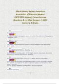Illinois Notary Primer- American Association of Notaries &lpar;Newest 2025&sol;2026 Update&rpar; Comprehensive Questions & certified Answers &vert; 100&percnt; Correct &vert; A Grade&period;       