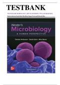 Test Bank for Nester's Microbiology&colon; A Human Perspective&colon; 2024 Release by Denise Anderson