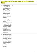 Mana 445 FINAL &lpar;13-16&rpar; UPDATED ACTUAL Questions and CORRECT  Answers 