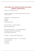 AU 61 Chapter 3 Test &vert; Questions with 100&percnt; Correct Answers 2025&sol;2026 &vert; Verified Solutions