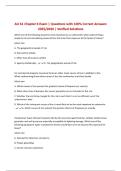 AU 61 Chapter 6 Exam &vert; Questions with 100&percnt; Correct Answers 2025&sol;2026 &vert; Verified Solutions