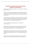 AU 61 Exam &vert; Questions with 100&percnt; Correct Answers 2025&sol;2026 &vert; Verified Solutions