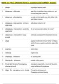 MANA 445 FINAL UPDATED ACTUAL Questions and CORRECT Answers