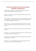 AU 61 Exam &vert; Questions with 100&percnt; Correct Answers 2025&sol;2026 &vert; Verified Solutions