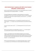 AU 61 Practice Exam &vert; Questions with 100&percnt; Correct Answers 2025&sol;2026 &vert; Verified Solutions