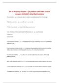 AU 61 Property Chapter 4 &vert; Questions with 100&percnt; Correct Answers 2025&sol;2026 &vert; Verified Solutions