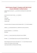 AU 61 Property Chapter 6 &vert; Questions with 100&percnt; Correct Answers 2025&sol;2026 &vert; Verified Solutions