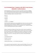 Au 61 Simulated Exam &vert; Questions with 100&percnt; Correct Answers 2025&sol;2026 &vert; Verified Solutions