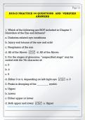HCS-D PRACTICE &num;4 QUESTIONS  AND  VERIFIED  ANSWERS