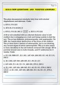 HCS-D NEW QUESTIONS  AND  VERIFIED ANSWERS 