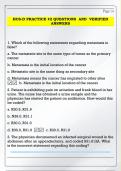 HCS-D PRACTICE &num;2 QUESTIONS  AND  VERIFIED  ANSWERS