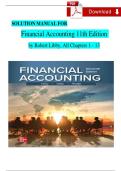 Solution Manual for Financial Accounting 11th Edition by Jerry J&period; Weygandt&comma; Paul D&period; Kimmel & Donald E&period; Kieso &ndash; Latest 2025&sol;2026 Update