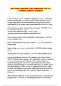 WGU D184 COMPLETE EXAM QUESTIONS AND ALL ANSWERS CORRECT &lpar;NEWEST&rpar;