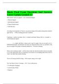 Doula Final Exam Questions And Answers Latest Update Graded A&plus;