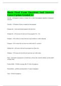 Doula Final Exam Questions And Answers Latest Update Graded A&plus;