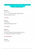 NRNP 6552 Midterm Exam-week 6- Questions with 100&percnt; Verified Answers 