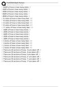 FireTEAM Math Portion Exam Questions and Answers 100&percnt; Pass &vert; Verified and Updated 