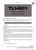 TLI4801 Assignment 2 Semester 1 2026 - Due 16 April 2026