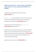 Spotter Network Exam &ndash; Storm Spotter Certification  Study Guide & Practice Questions&vert;&vert; GRADED A&plus;&vert;&vert;  NEWEST 