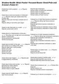 Shadow Health- Brian Foster- Focused Exam&colon; Chest Pain and Answers Rated A&plus;