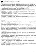 SAFe 6&period;0 Scrum Master Practice Test Exam Questions and Answers 100&percnt; Pass &vert; Verified and Updated 