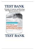 Test Bank for Principles of Anatomy and Physiology 15th Edition by Gerard J&period; Tortora & Bryan H&period; Derrickson Chapter 1-29 &vert; Complete Guide A&plus;