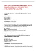 ABYC Marine Electrical Certification Exam Review EXAM QUESTIONS AND CORRECT DETAILED ANSWERS &lpar;VERIFIED ANSWERS&rpar;