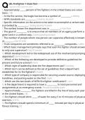 JBL Firefighter 1 State Test Exam Questions and Answers 100&percnt; Pass &vert; Verified and Updated 