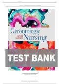 Test Bank for Gerontologic Nursing&comma; 6th Edition by Sue E&period; Meiner Jennifer J&period; Yeager Chapter 1-29 &vert; All Chapters