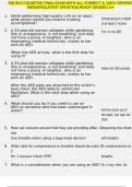 RQI BLS COGNITIVE FINAL EXAM WITH ALL CORRECT & 100&percnt; VERIFIED ANSWERS&vert;LATEST UPDATE&vert;ALREADY GRADED A&plus;
