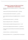 BUNDLE FOR CSD 444 EXAM  &vert; Questions with CORRECT Answers 2025&sol;2026 UPDATE &vert; Verified Solutions