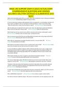 BASIC LIFE SUPPORT EXAM A &lpar;2025&rpar; ACTUAL EXAM COMPREHENSIVE QUESTIONS AND VERIFIED ACCURATE SOLUTION &lpar;DETAILED & ELABORATED&rpar; 2025 TEST&excl;&excl;