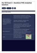 Nur 152 Exam 5 &ndash; Questions With Analytical Solutions