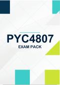 PYC4807 Exam Pack 2026