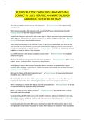 BLS INSTRUCTOR ESSENTIALS EXAM WITH ALL CORRECT & 100&percnt; VERIFIED ANSWERS&vert;ALREADY GRADED A&plus; &lpar;UPDATED TO PASS&rpar;