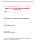 GCSE EDEXCEL CHEMISTRY &lpar;9-1&rpar;&colon; SC10 & SC11 & SC12 & SC13 &vert; Questions with 100&percnt; Correct Answers 2025&sol;2026 Update &vert; Verified Solutions