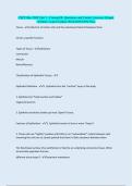 CSCC Bio 2300 Unit 1 - Concept B -Questions and Correct Answers &lpar;Expert verified&rpar; &sol; Latest Update 2024&sol;2025&sol;100&percnt; Pass