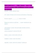 NRSG 2350 Exam 1 FINAL Review exam fully solved