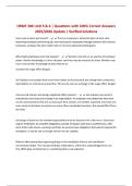 HRMT 386 Unit 3 & 4 &vert; Questions with 100&percnt; Correct Answers 2025&sol;2026 Update &vert; Verified Solutions