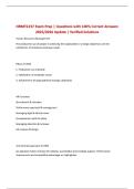 HRMT2237 Exam Prep &vert; Questions with 100&percnt; Correct Answers 2025&sol;2026 Update &vert; Verified Solutions