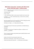 KBOC Renew License Exam &vert; Questions with 100&percnt; Correct Answers 2025&sol;2026 Update &vert; Verified Solutions