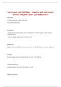 Lab Practical - ANTH 270 Exam &vert; Questions with 100&percnt; Correct Answers 2025&sol;2026 Update &vert; Verified Solutions
