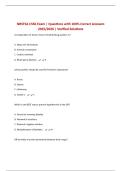 NBSTSA CSFA Exam &vert; Questions with 100&percnt; Correct Answers 2025&sol;2026 &vert; Verified Solutions